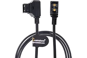 D-tap Male to Female P-tap Extension Power Cable Compatible with Anton-Bauer DSLR Rig IDX V-Mount Gold Mount Battery ARRI Red