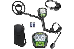 ETOOLAB Metal Detector for Adults & Kids, 5 Detection Modes Higher Accuracy Metal Detectors with 10 Inch IP68 Waterproof Coil
