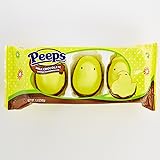 Milk Chocolate Dipped Marshmallow Peeps Yellow Chicks (1 pack of 3)