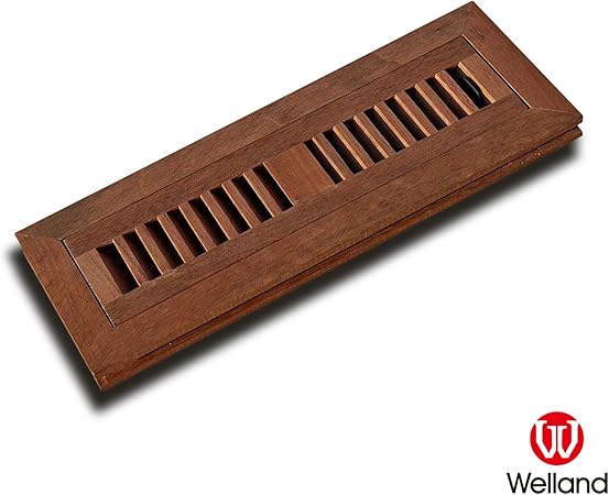 Welland Brazilian Cherry Hardwood Vent With Frame Floor Register