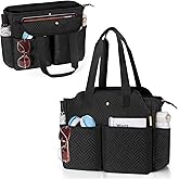 Fasrom Laptop Tote Bag for Women, 15.6 Inch Work Purse with Pockets, Professional Shoulder Bag for Office & Travel