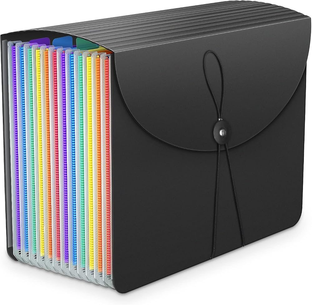 Fun storage Expandable A4 File Organiser with 13 Pockets Concertina
