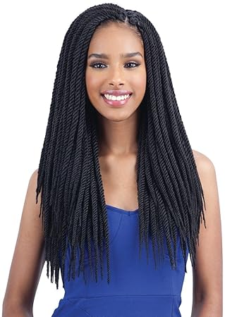 Amazon Com Four Strand Senegal Twist 1 Jet Black Freetress