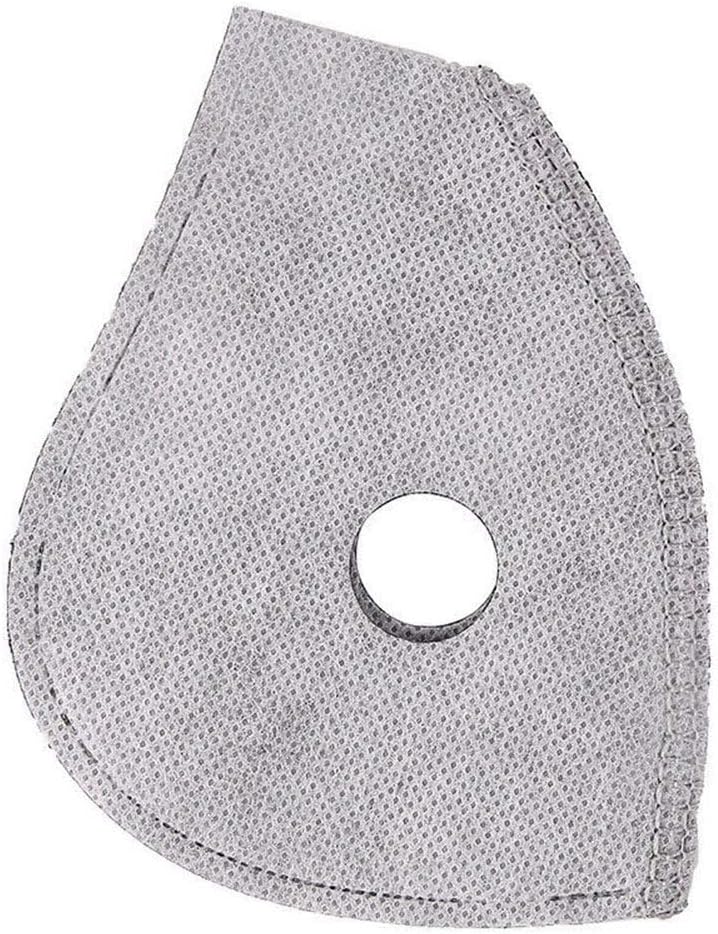 Sumerlly 10Pcs Activated Carbon Anti Dust Face Mask Filters for Motorcycle Bicycle Skiing Riding