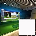 Obokidlyamor Indoor Golf Simulator Impact Screen;Golf Simulators Projection Screen for Golf Training; Indoor Golf Ball Impact Screen Display Projector