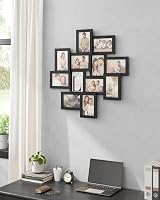 SONGMICS 12-Photo Picture Frame Collage Wall Mount RPF22BK Ink Black view 9