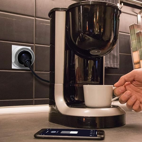 OVNIS Enchufe inteligente con wifi HomeKit enchufe inteligente con Siri Alexa Google Assistant enchufe inteligente para el hogar compatible con temporizador medicin de consumo de energa de 10 A