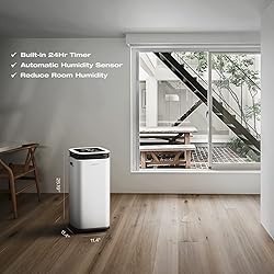Waykar 5000 Sq. Ft Home Dehumidifier with Drain