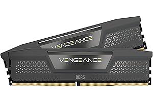 CORSAIR VENGEANCE DDR5 32GB (2x16GB) DDR5 6000MHz CL36 AMD EXPO Intel XMP iCUE Compatible Computer Memory – Gray (CMK32GX5M2E