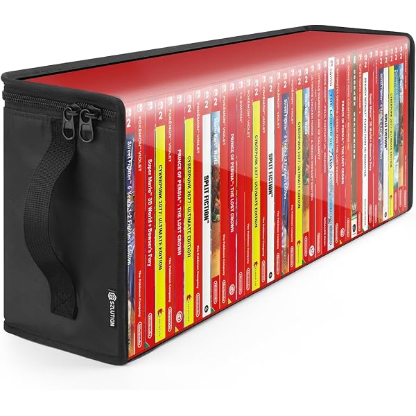 Amazon.com: CaSZLUTION Game Disc Storage Bag Compatible with Wii
