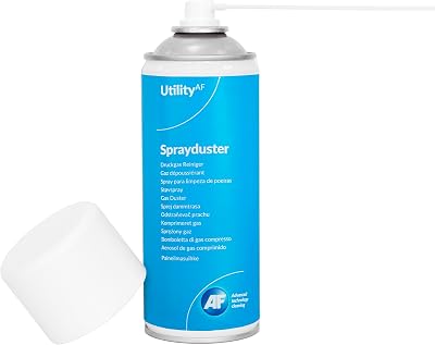 AF Air Duster 400ml Upright Use Compressed Gas Can Blower Keyboard PC