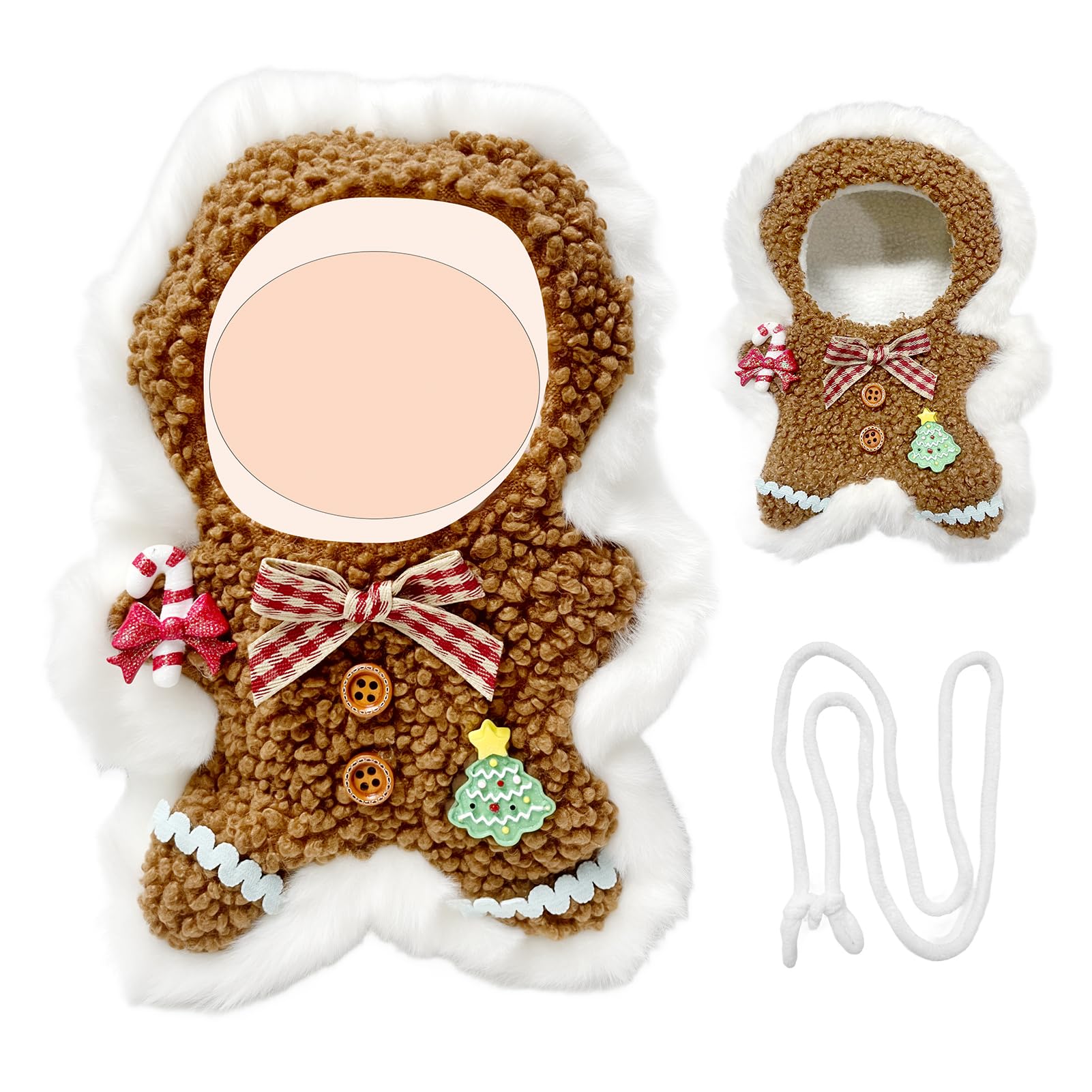 Photo 1 of *2 pack* 17cm/15cm Doll Clothes,Christmas Bag Outfit Set,Christmas Bag Accessories,Stylish Clothes Set Dress Up (No Doll) (Brown+White)