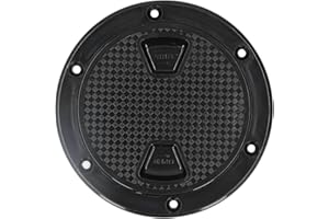Boat Hatch, 4in Round Deck Inspection Hatch Boat Deck Plate with Detachable Cover Boat Deck Cover Marine Access Hatch for Mar
