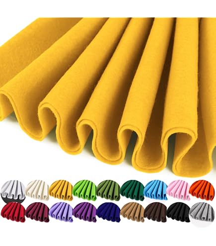 Tela De Fieltro Acrílico De 1/16 De Grosor Y 72 Pulgadas De Ancho - Ideal Para Manualidades Y Proyectos DIY