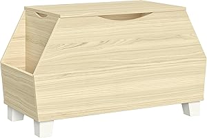 RiverRidge Kids Catch Storage Light Woodgrain Toy Box
