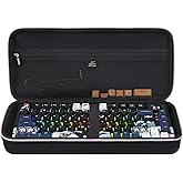 Aproca Case Compatible with XVX Womier S-K80 75% Keyboard/ARZOPA 75% Mechanical Gaming Keyboard, Portable Storage Bag for Accessories -Black (Case Only)