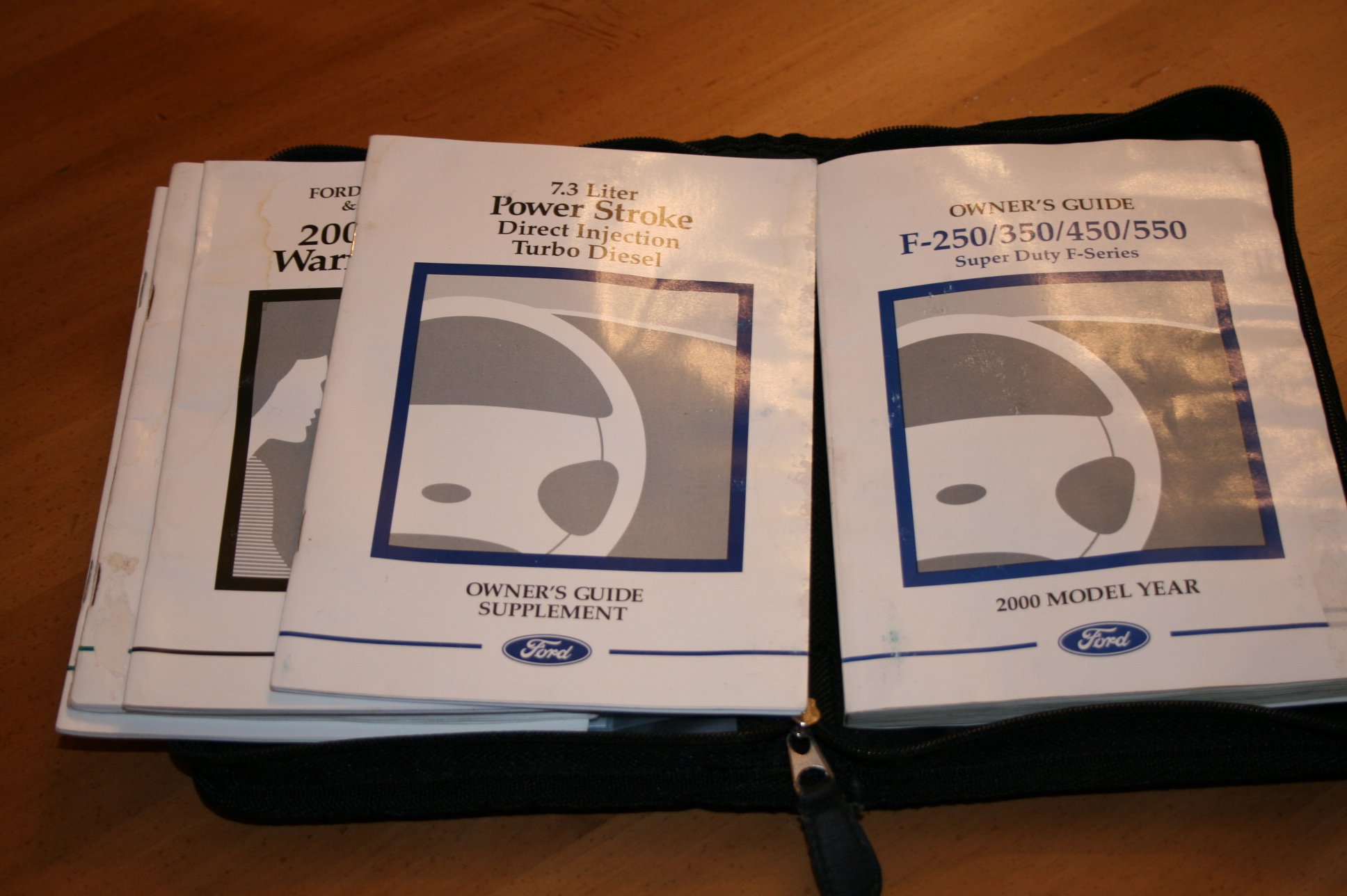 2000 Ford F-250/350/450/550 Super Duty Owner's Manual Paperback – 1999
