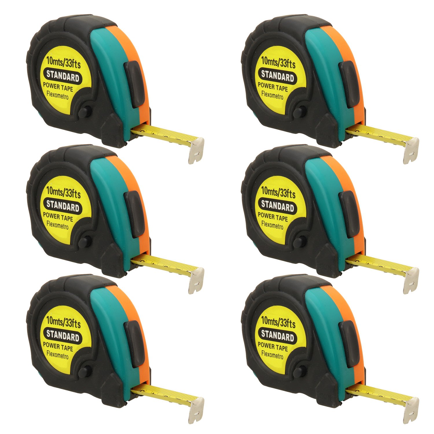 Tape Measures 10ft Power Tape Measure Auto Lock 10Foot12Pack Falari