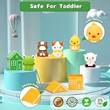 HappyGoLucky Farm Animals Montessori Toy Set for 1-3 Year Old Boys Girls view 5