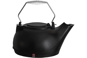 Fire Beauty Humidifying Iron Kettle，Stove Humidifier，Wood Stove Kettle，Cast Iron，Chrome handle
