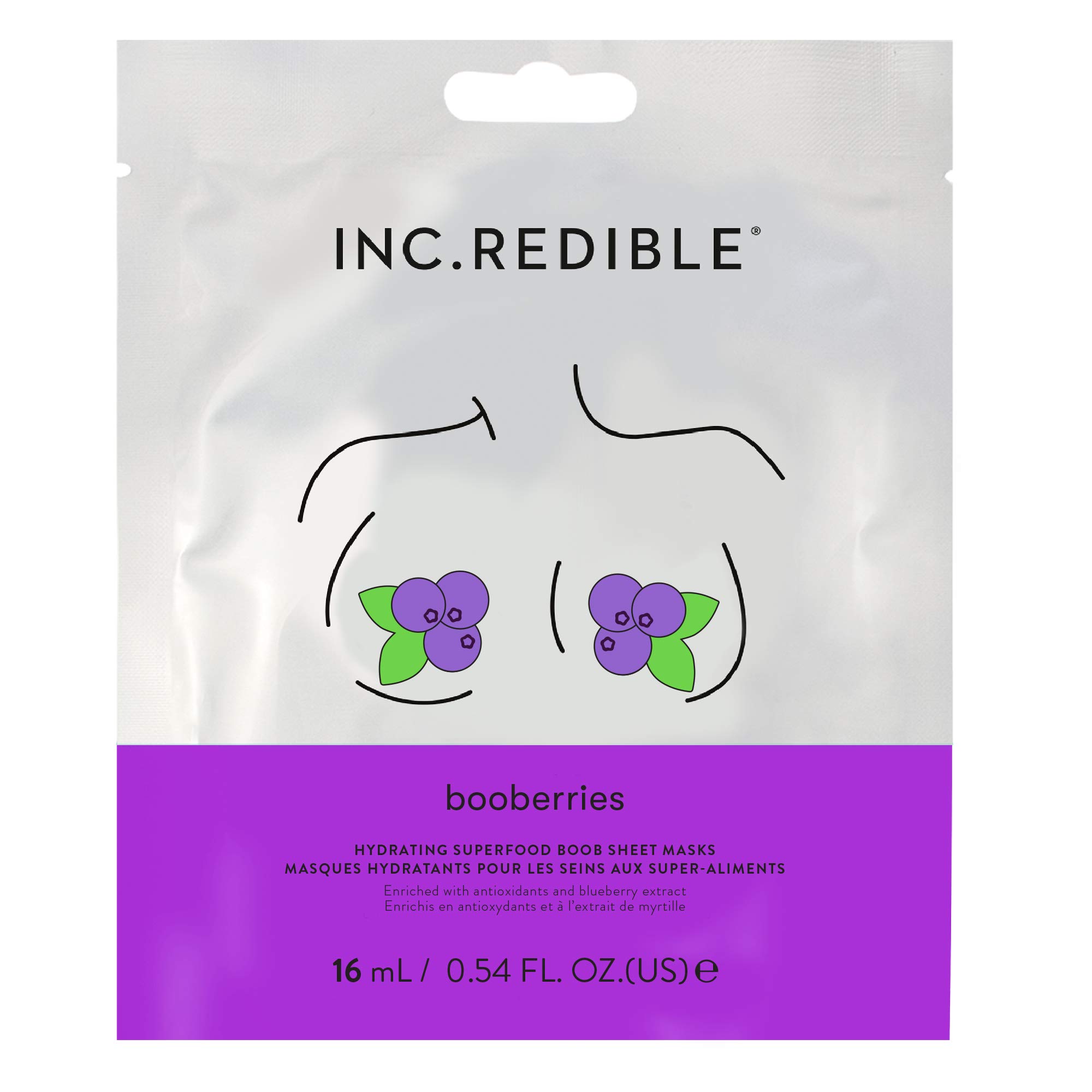 INC.redible Booberries Boob Mask