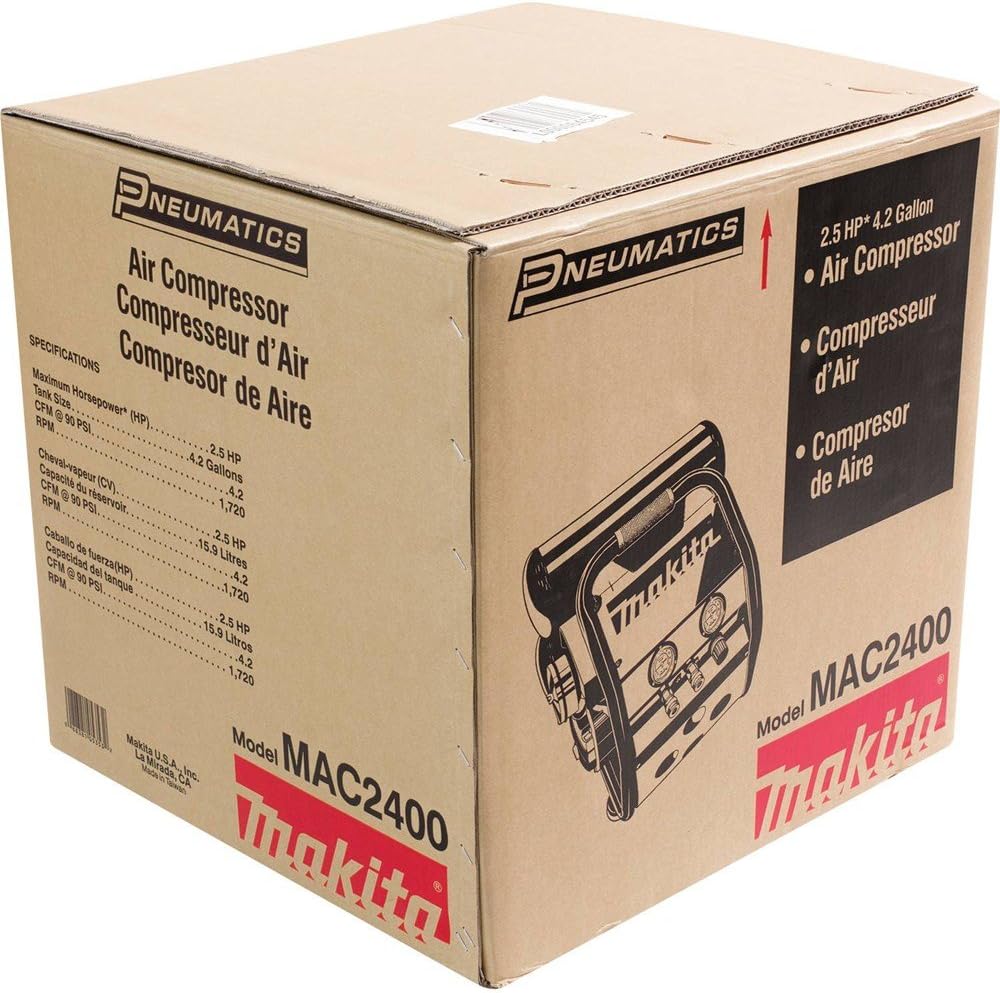 Makita MAC2400 Big Bore 2.5 HP Air Compressor: Home Improvement