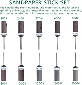 JingxuanCB 10Pcs Oxide Sanding Drums Polished Smooth Drill Mandrel Spindle for view 3