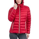 Michael Kors womens Packable Puffer Jacket, Lightweight Down Alternative
