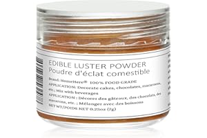 Bronze Luster Dust Edible Cake Gold Dust (7g) (Bronze)