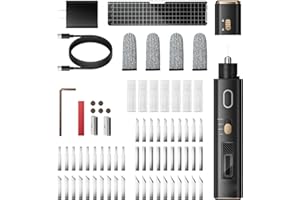 Vikye Ultrasonic Cutter, 40kHz Handheld Ultrasonic Cutting Knife Tool with 50 Blades and LED Lights, for 3D Printing Plastic 