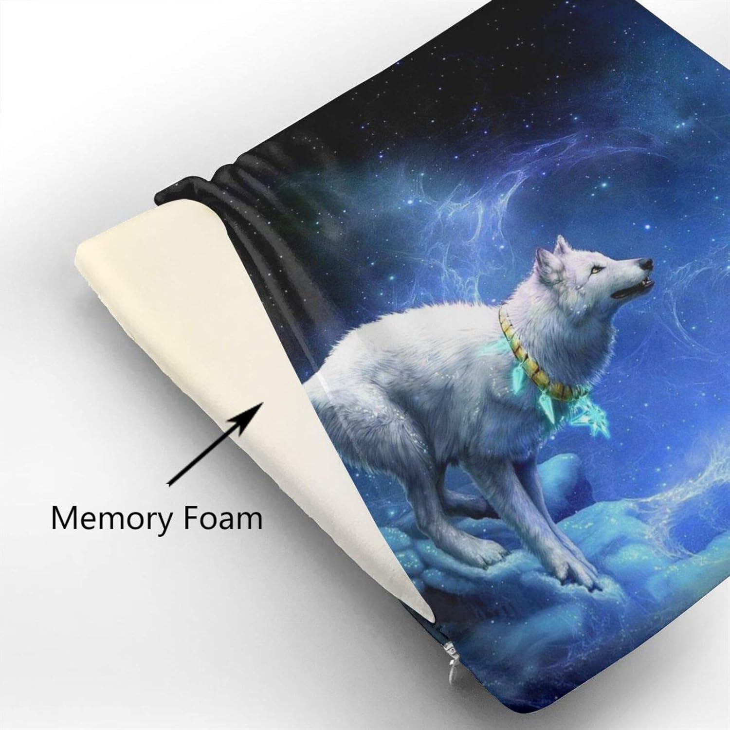 Amazon Co Jp オオカミの壁紙 スクエアタイプ クッション 健康クッション 多機能 座椅子 おしゃれ 座布団カバー ソファ枕 四季 快適 滑り止め 耐久性 洗える ホーム キッチン