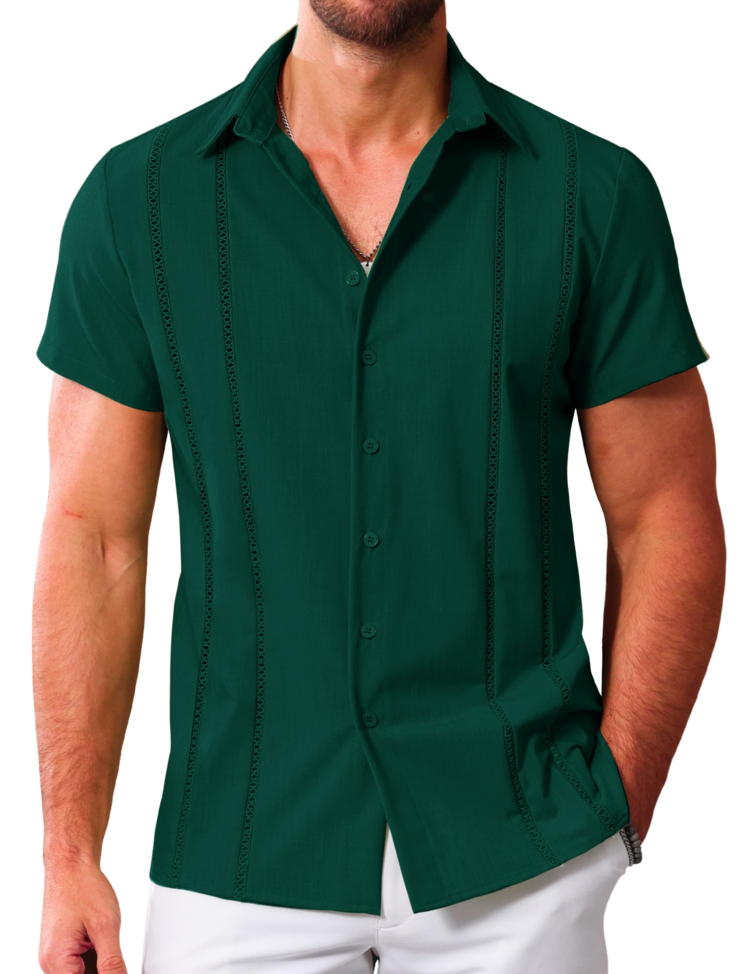 Baja Serape Mexican Men's Short Sleeve Shirt