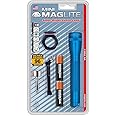 Maglite Mini Incandescent 2-Cell AA Flashlight Combo, Blue