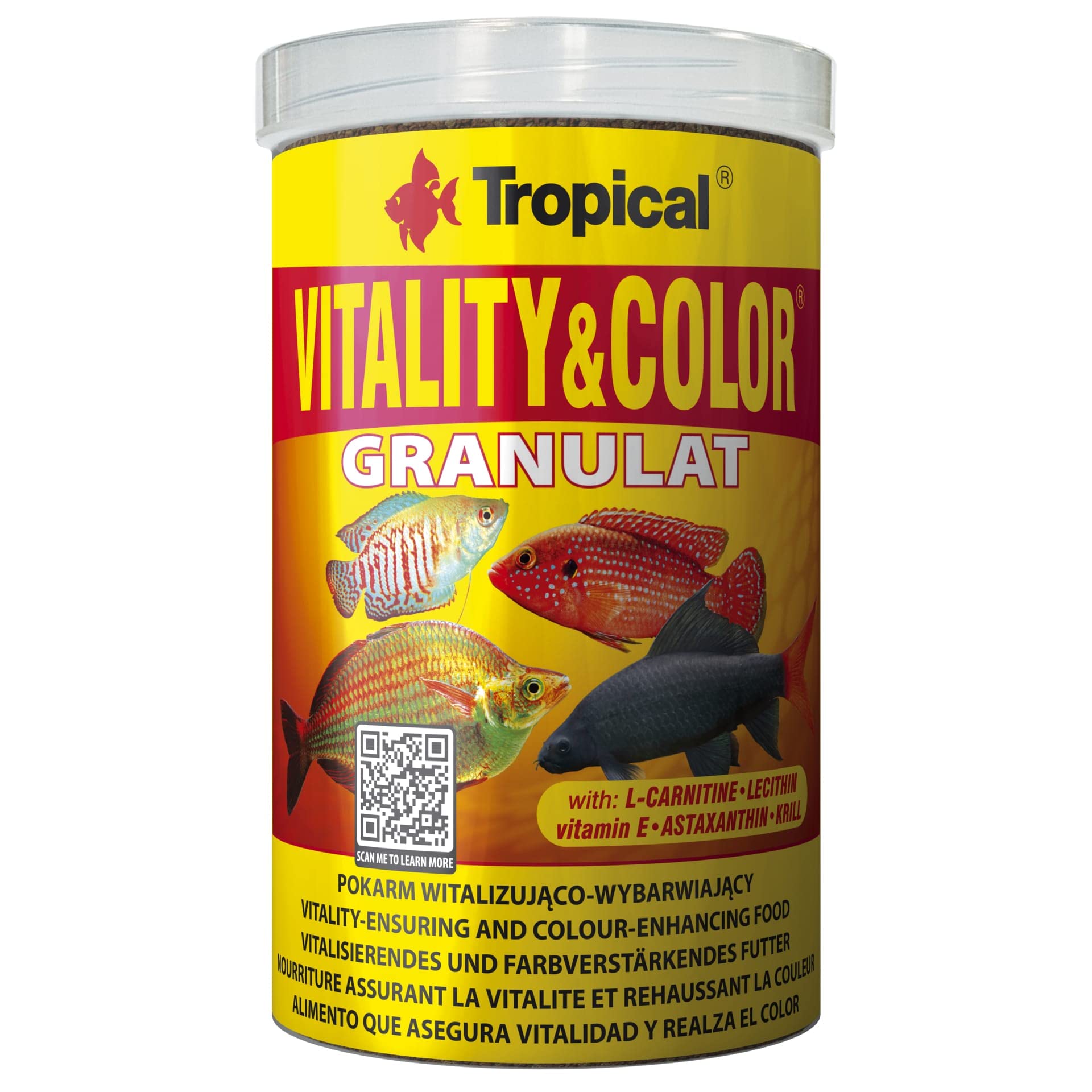Tropical vitality colour granulate colour-fostering flock lining, (1 x 1 litre).