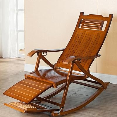 Wooden Rocking Chair with Adjustable Footrest and Uganda Ubuy