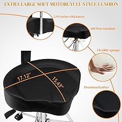 Ktaxon Drum Throne with Backrest, Oversized