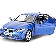 RMZ City 1:36 BMW M2 Toy Car, Diecast Pull Back Model Car, Collection Kids Toy for Aged 3 and up, Gift Blue