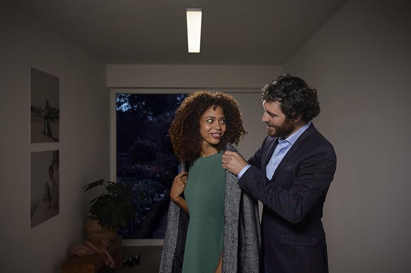 Plafonnier LED intelligent, panneau intérieur avec technologie WiFi, couleur de la lumière variable (3000K-6500K), 800mm x 100mm, compatible avec Google et Alexa, SMART+ WIFI PLANON FRAMELESS