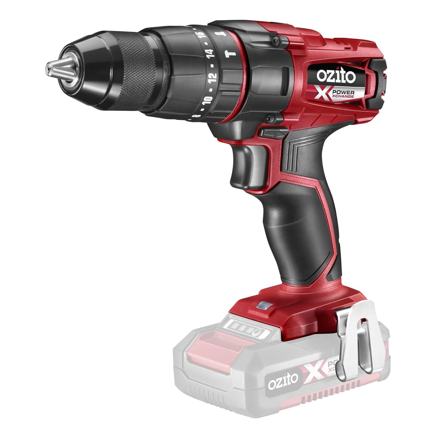 Ozito Power X Change 18v Compact Hammer Drill Skin Lithim Ion PXHDS301U Amazon.co.uk DIY & Tools