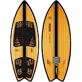 RONIX Koal Classic Fish Wakesurf Board | For All Levels, Versatile Forgiving Surf-Style Board with Tool-Free Fin-S System &amp; Swallowtail for Recreational Sport