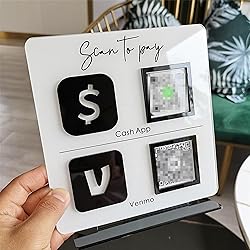 Personalized Multi Business QR Code Sign QR Display