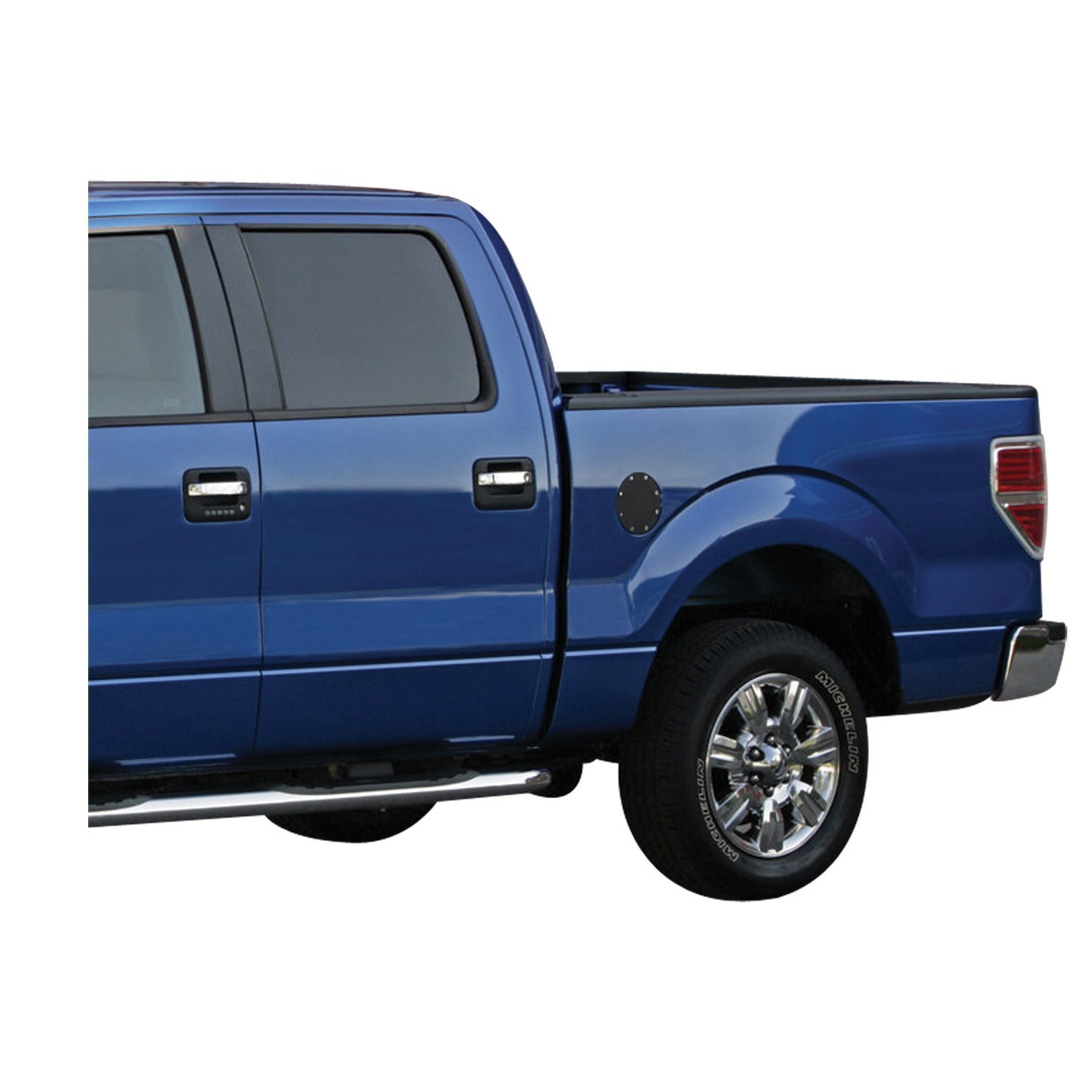 Gas Cap Door Stainless Steel Black Gas Door Replacement For Chevrolet Gmc