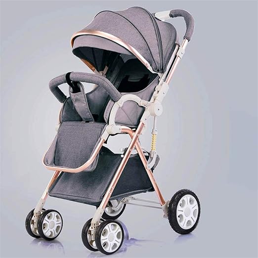 gray pushchair