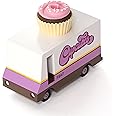 Candylab Toys CANDYCAR® Wooden Food Truck Collection - Cupcake Van, Premium Handcrafted Beech Wood Toy Car