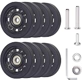 Luggage Wheels Replacement Kit 55mm Suitcase Replacement Wheels | precison bear ball with drill bit Repair Kits dual Luggage Wheels diy home