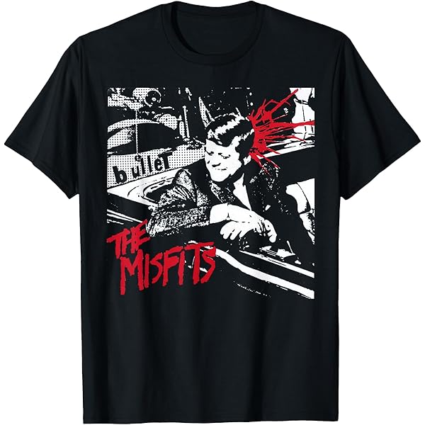 Earth Misfits A.D. Tシャツ Misfits Earth A.D. Black Tee - Official Misfits Shop