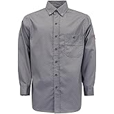 TICOMELA FR Shirt for Men Flame Resistant Shirts 6.5oz Light Weight Plaid Men's Fire Retardant Shirts