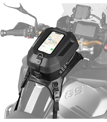 Funda Para Tanque De Motocicleta Impermeable - Bolsa De Almacenamiento Con Hebillas, Ideal Para Viajes