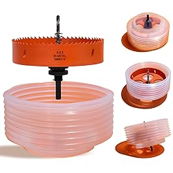 VIKITON 6-1/8 Hole Saw for Recessed Lights, 6.1