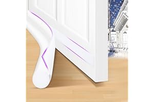 MAXTID Door Draft Stopper 30 Inches for Bottom of Doors Small Size Door Weather Stripping Seal Strip Under Door Sweeps Home Winterizing Products Under Door Draft Blocker